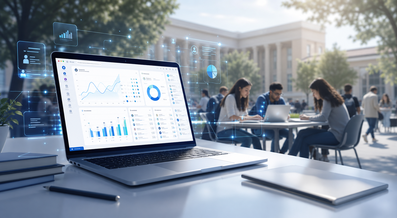 Digital campus ERP dashboard for Arts and Science colleges